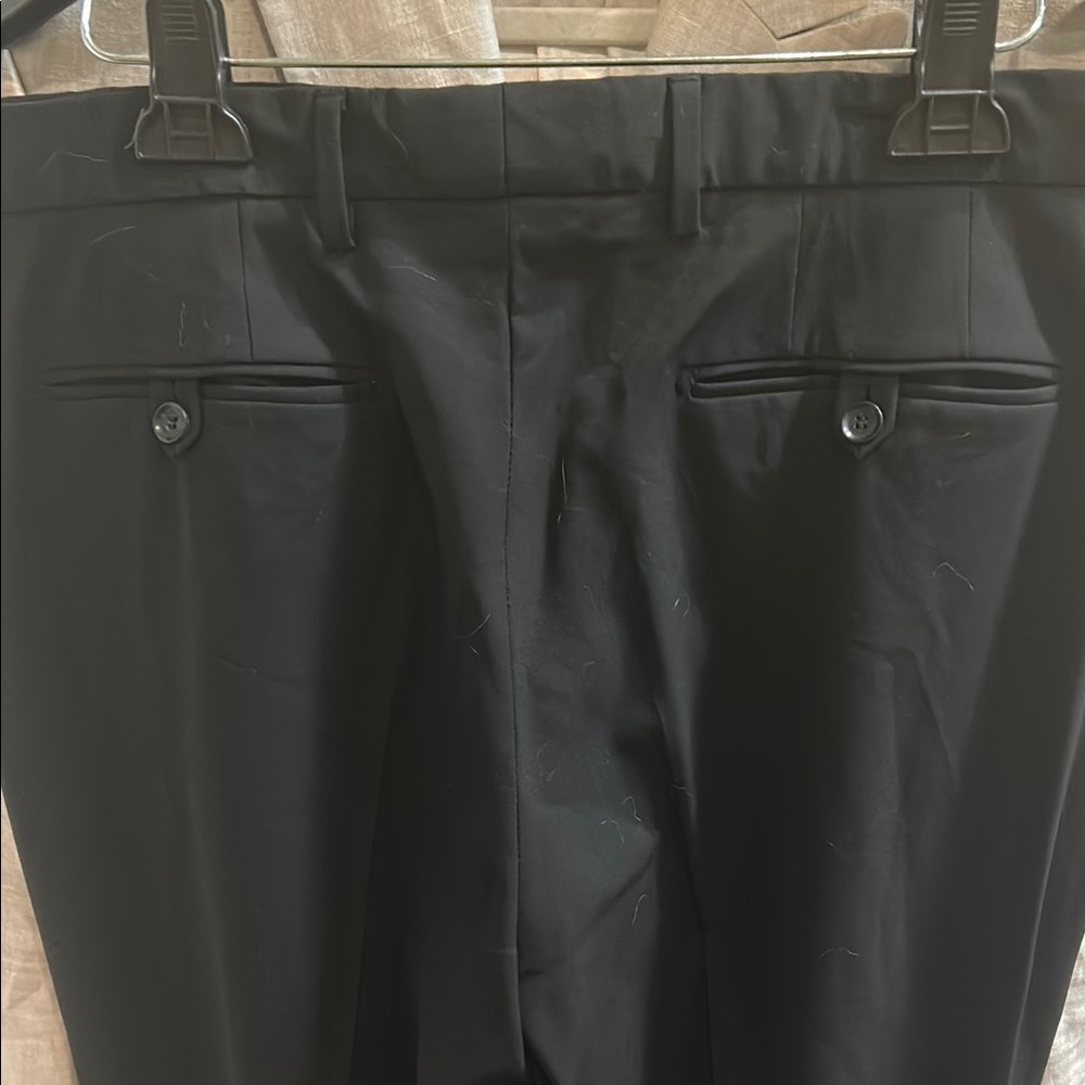 Coach Charcoal Trousers with Orange Accent